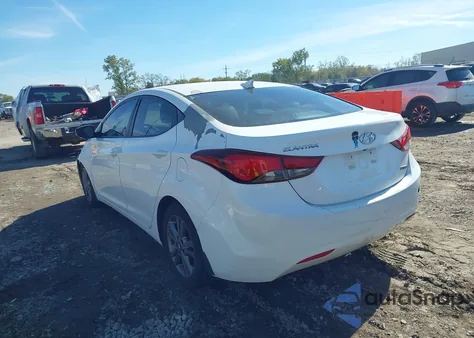 2013 Hyundai Elantra Gls z USA, uszkodzony, nr VIN 5NPDH4AEXDH299470